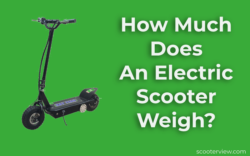 How Much Does an Electric Scooter weigh